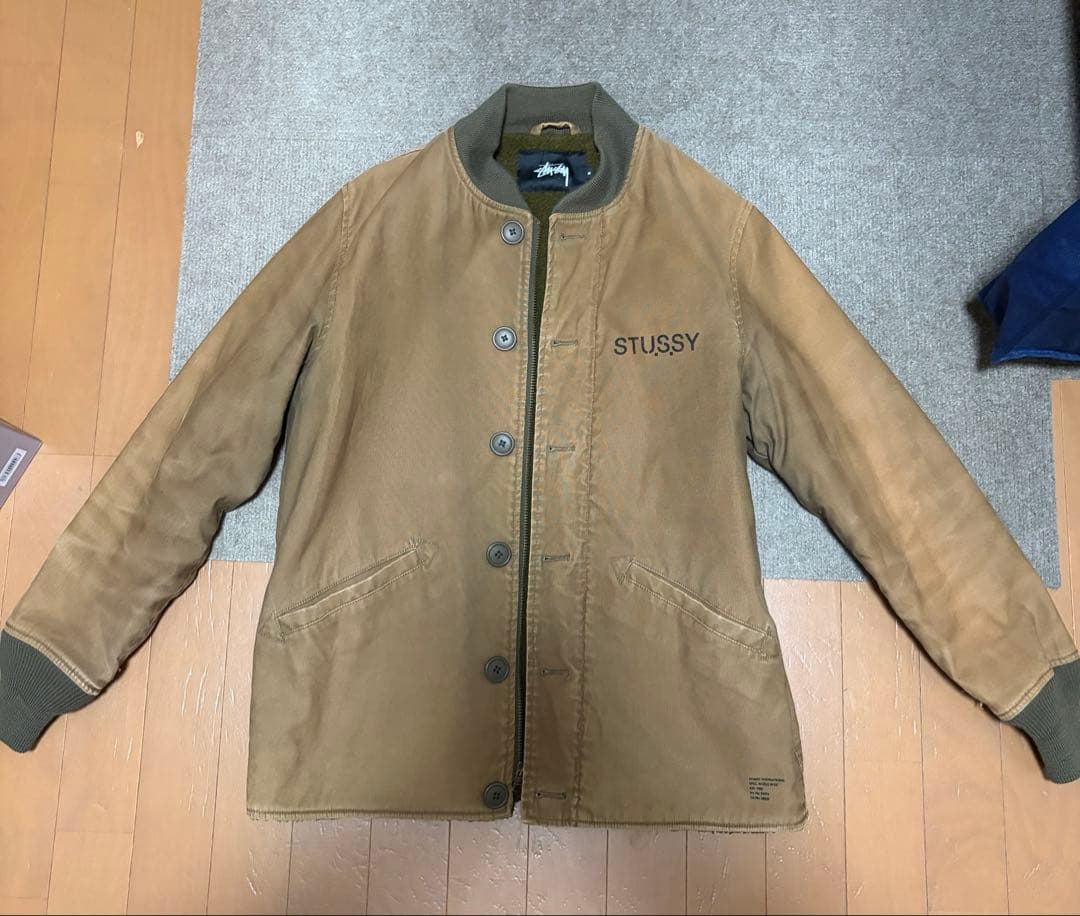 STUSSY ブラウン ジャケットブルゾン