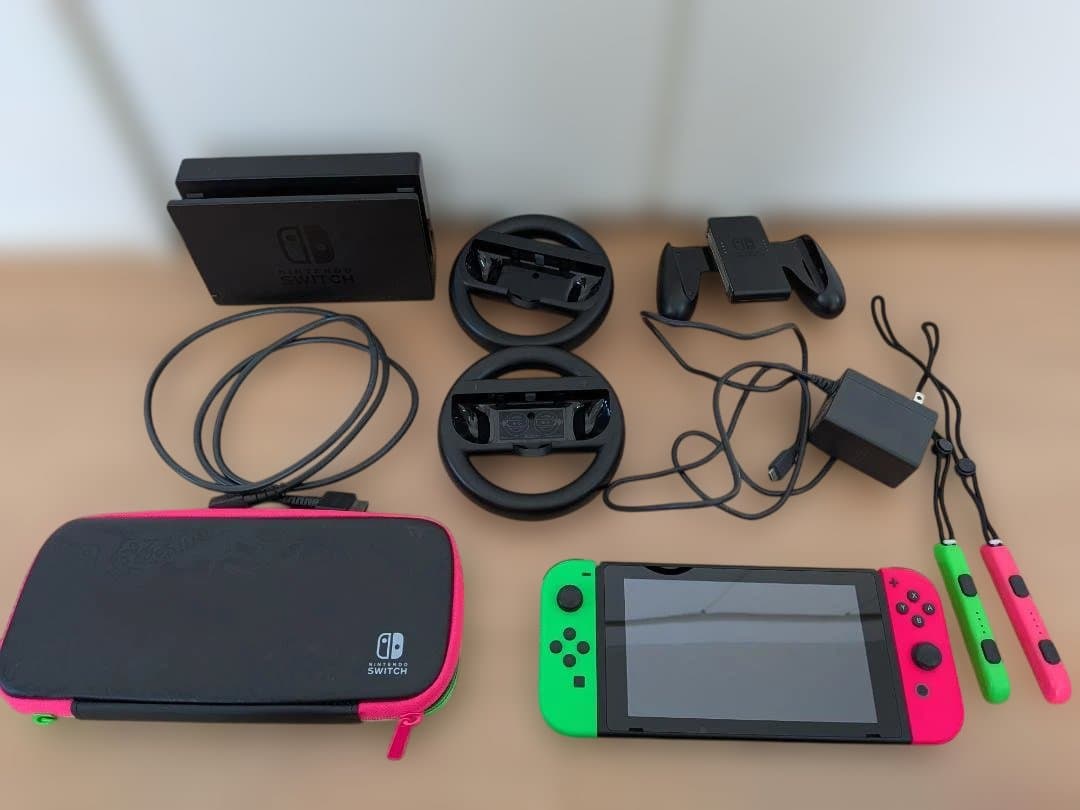 Nintendo Switch 本体 ネオンピンク/ネオングリーン