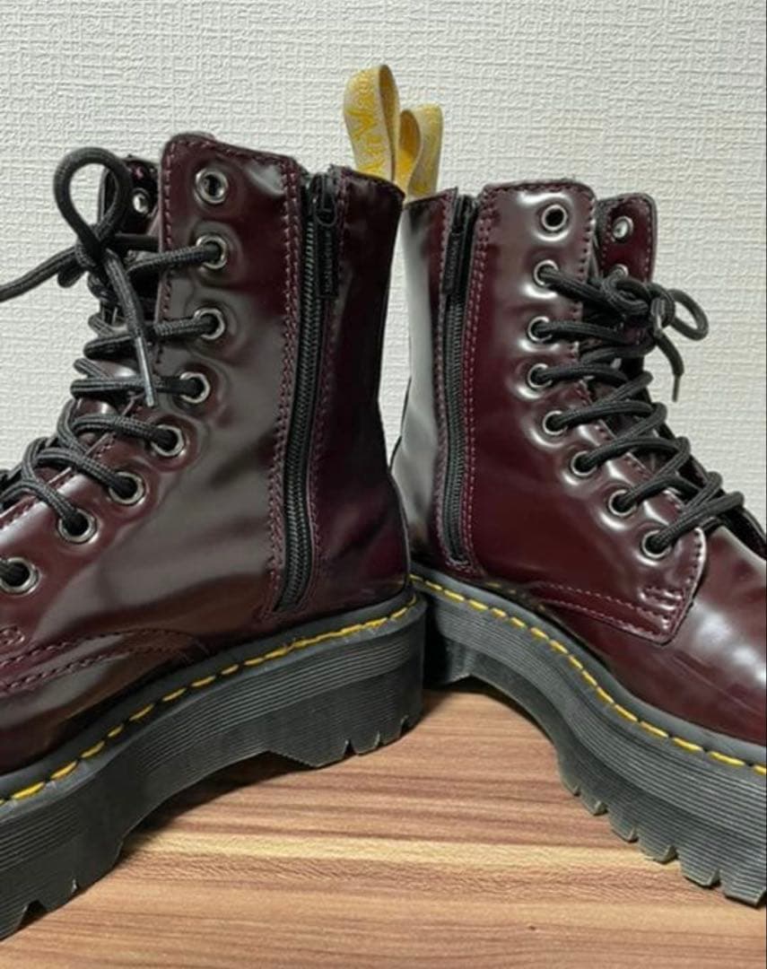 Dr.Martens JADON 厚底 8ホール サイドジップ