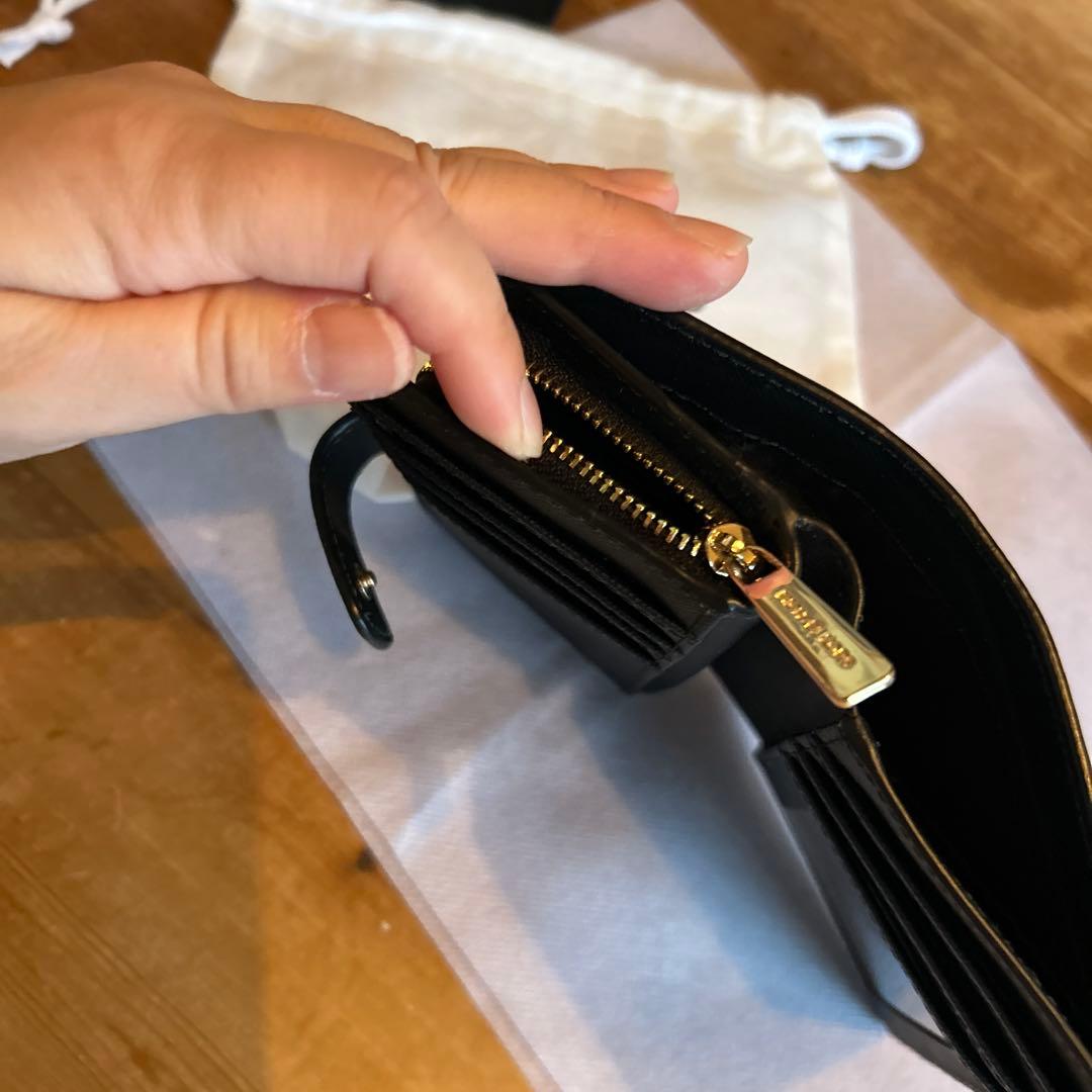MICHAEL KORS ブラック 二つ折り財布 美品